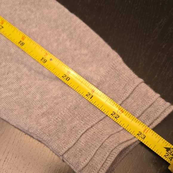 Tory Burch Gray V-Neck Knit Sweater. Used. Good Condition. - Picture 5 of 6